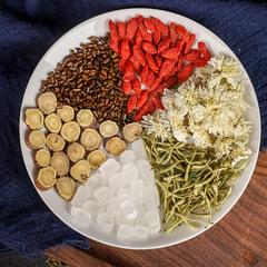 Stay up late to prepare recovery tea, chrysanthemum and cassia seed tea, honeysuckle, chrysanthemum tea, wolfberry tea combination boxed herbal tea