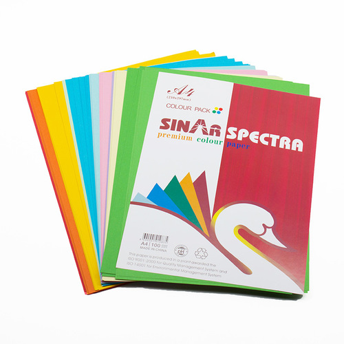 A4 color printing 80g handmade origami 100 sheets color diy paper-cut kindergarten painting color paper A4 color