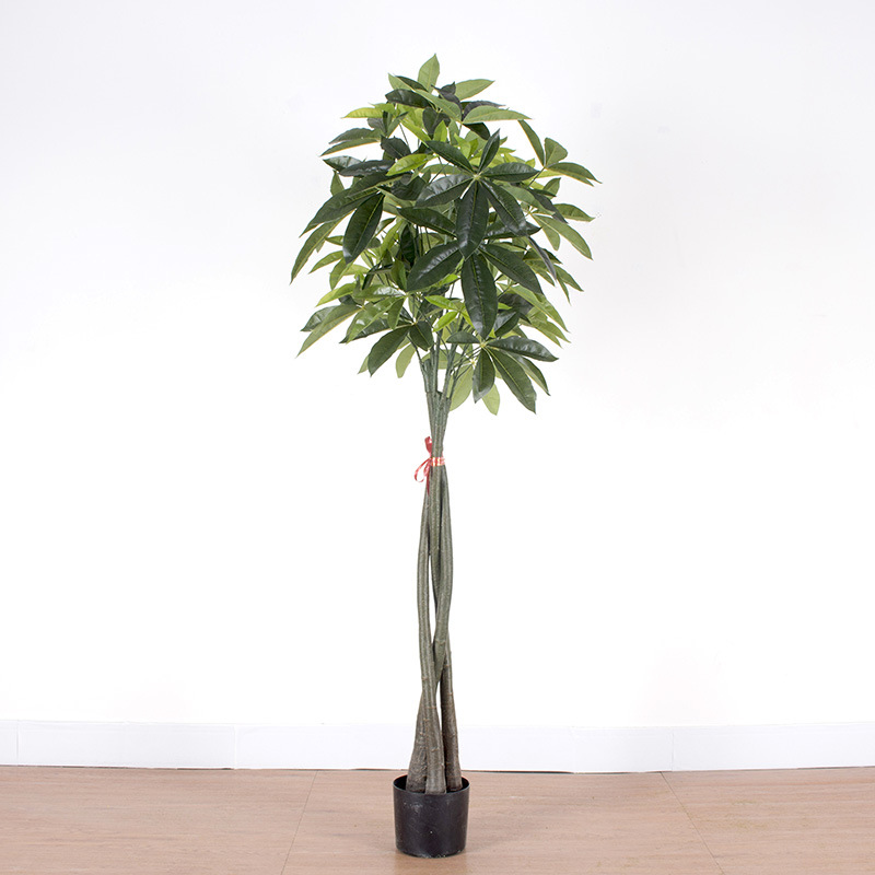Nueva caliente-venta simulación fortuna árbol trenza fortuna árbol olla interior falso olla decoración fortuna árbol al por mayor