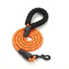 Amazon explosion pet supplies reflective round rope nylon woven traction rope dog explosion -proof rope walking dog rope