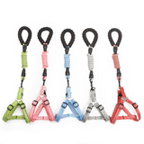 Тяжелая веревка может отрегулировать корни для собак, собачья веревка для питомца светодиодная веревка круглой веревки с задними бречками для приема пит -бретельки оптом