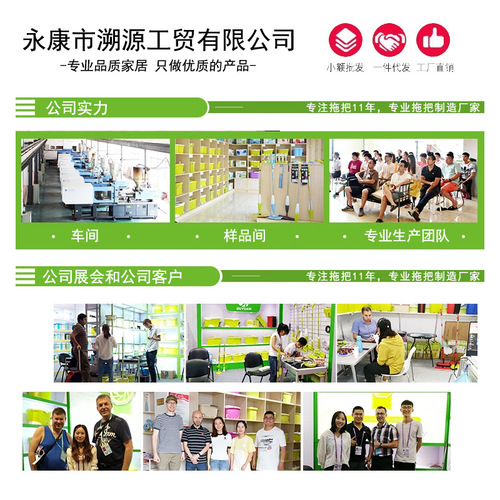 Sponge mop flat bathroom roller type large collodion mop household lazy hand-free mopping artifact wholesale