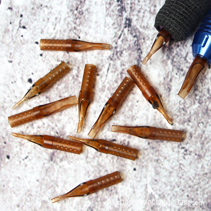 Rayo desechable tatuaje aguja boquilla traje línea de corte niebla fila redonda aguja suministros auxiliares picadura negocio