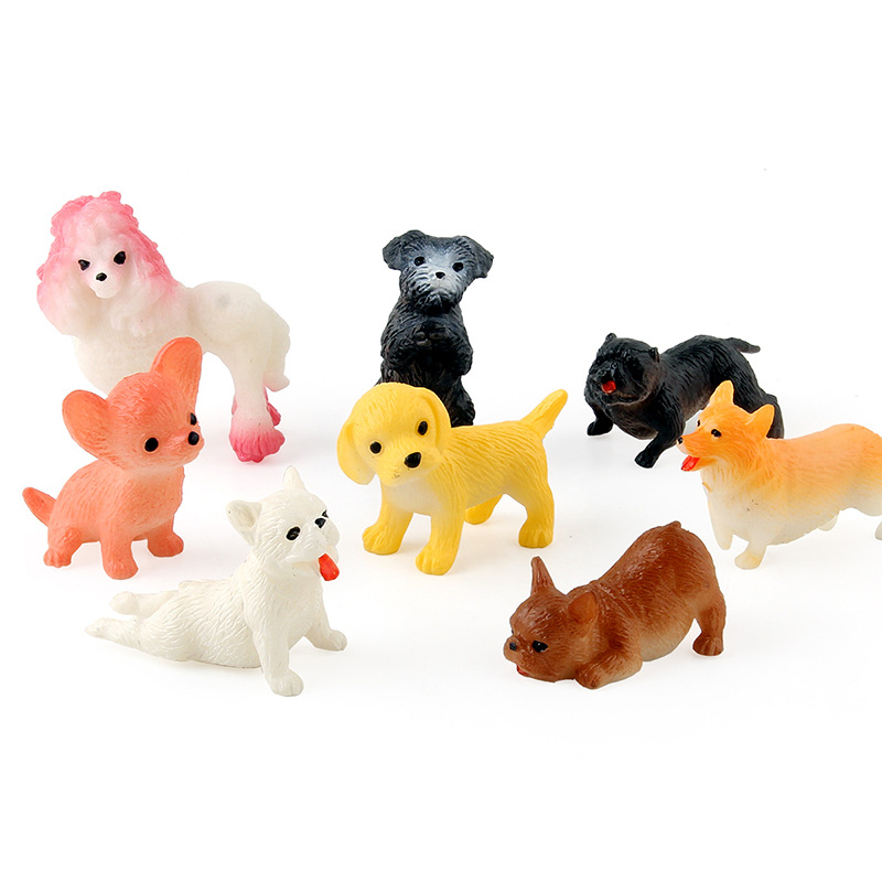 Nueva simulación animal mundo cachorro mascota modelo traje hueco educación temprana decoración educativa muñeca transfronteriza