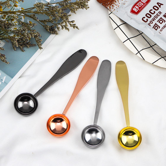 Cross-border stainless steel measuring spoon milk powder measuring coffee spoon