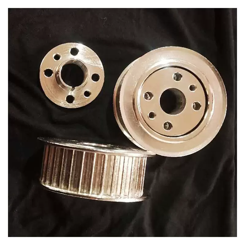 铝合金同步轮 同步带轮 各种型号非标件 高速皮带轮 来图来样可做