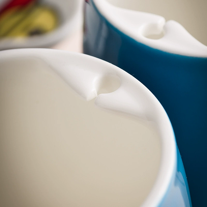 Mug (SEIWA) Doraemon ceramic cup with lid, cartoon gift, sturdy handle