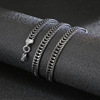 Men's woven accessory stainless steel, universal necklace, suitable for import, simple and elegant design, wholesale