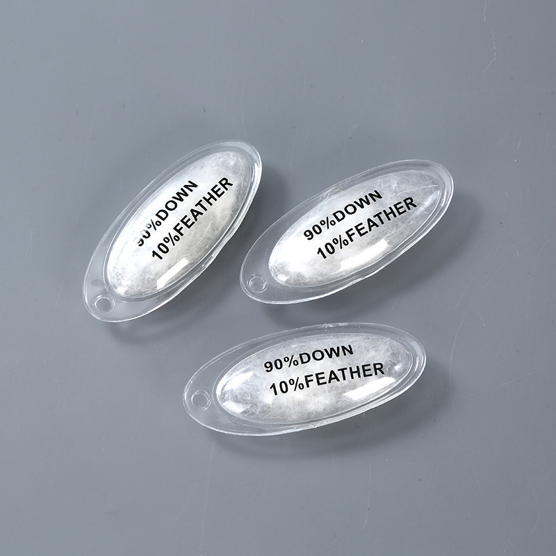 PVC down down inflatable label tag down ball down jacket inflatable pendant manufacturers sell DZ