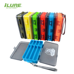 Eluia H316 series bait box, hard booby trap frog accessories storage tool box, fishing gear accessories double-sided storage box