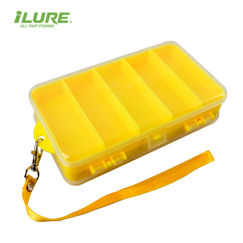 Eluia H316 series bait box, hard booby trap frog accessories storage tool box, fishing gear accessories double-sided storage box