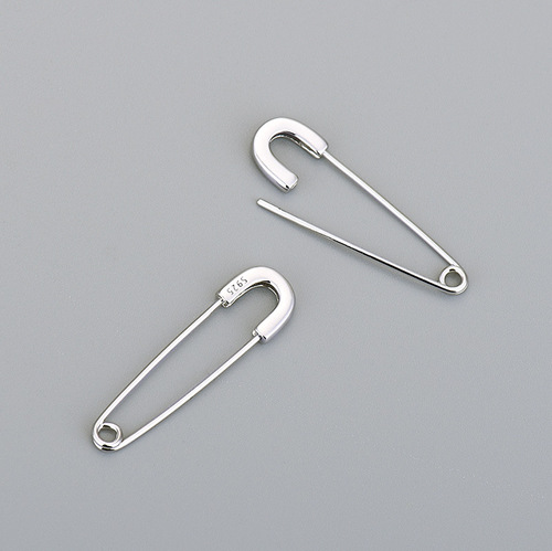 diy handmade earrings earring accessories S925 sterling silver ear hook ear loop pin ear buckle ear clip gold plated earring material