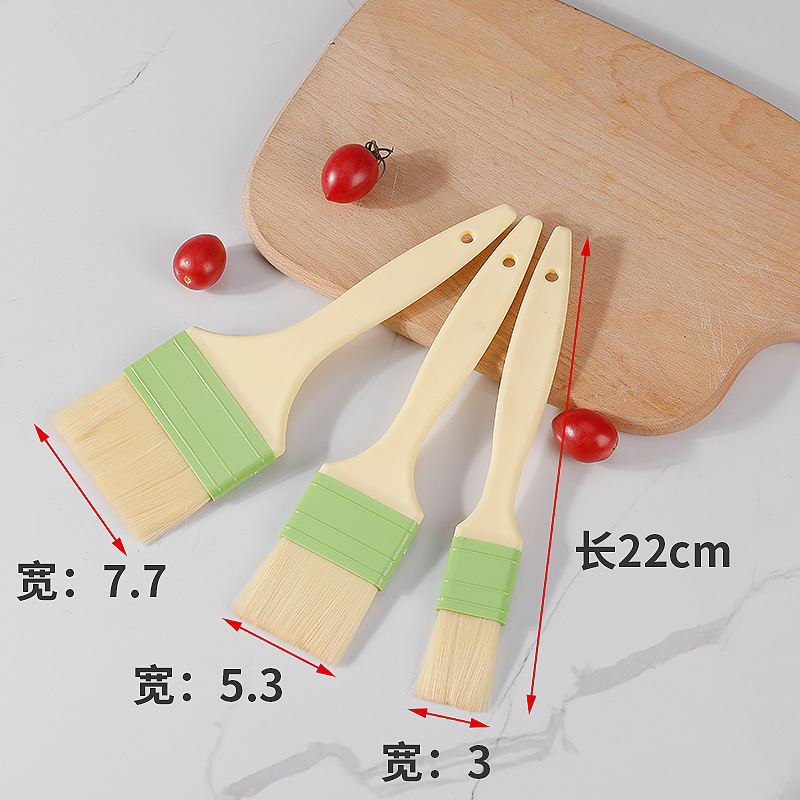 Barbecue Wool Brush Pancake Brush Sauce Food Kitchen Baking Food Brush Egg Liquid Barbecue Household Soft Oil Wool Brush