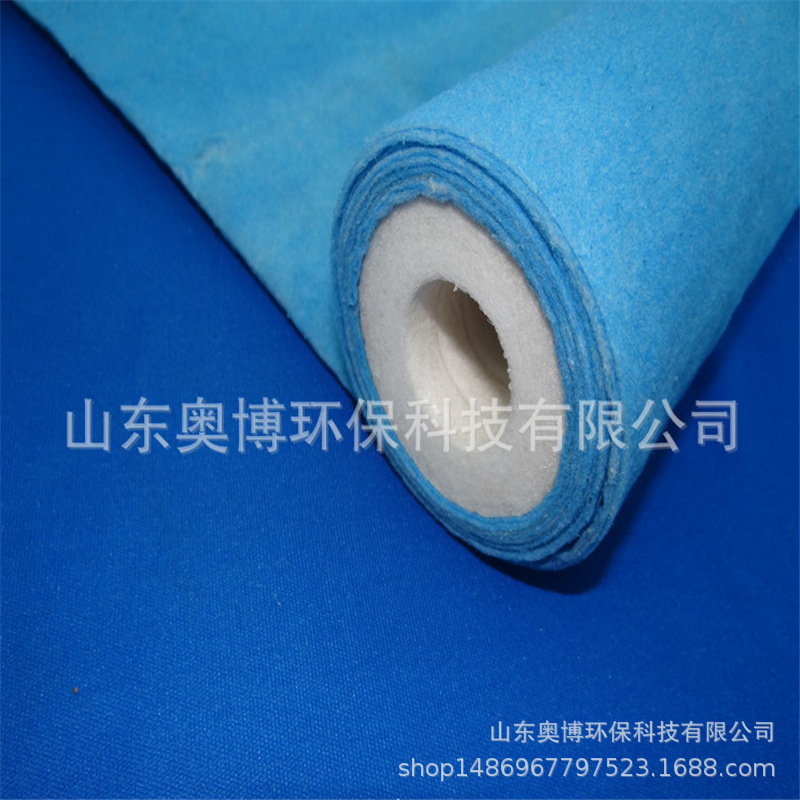 山东奥博防静电可降解全棉初效空气过滤棉 2mm全棉过滤棉