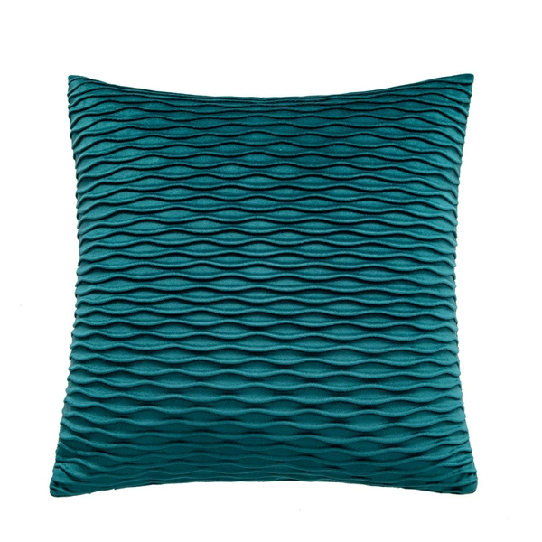 72# wavy blue-green-pillow cover