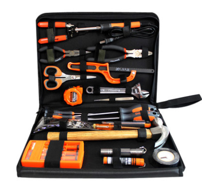 钢盾工具21件套工具套装水电工维修工具钢盾S033002工具包
