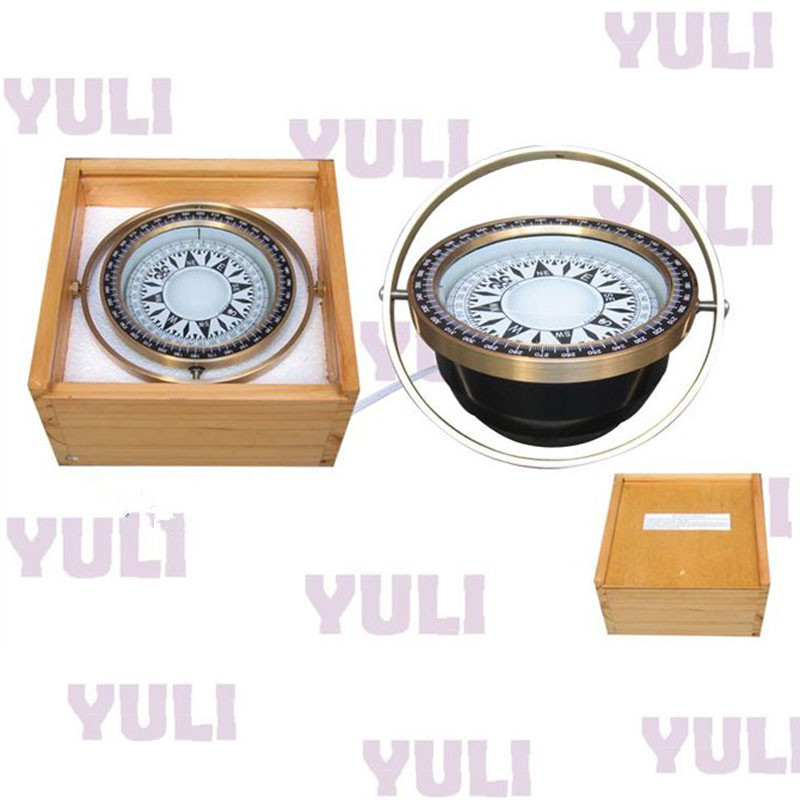 供应鱼利牌铜塑木盒|罗经|罗盘|（5寸无灯光）