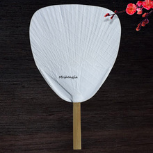 大蒲扇特大白色网线纸扇DIY扇子手工蒲扇日式风祭祀团扇