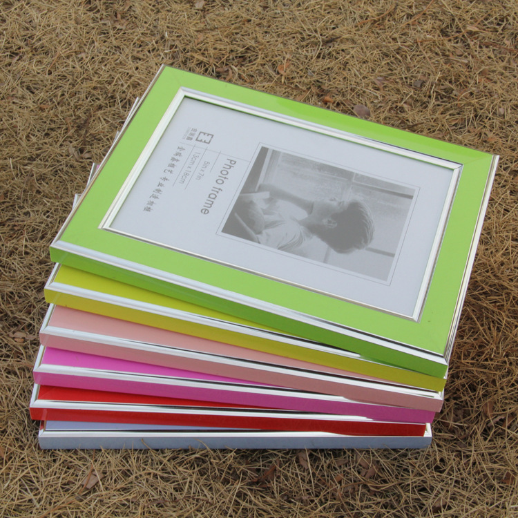 Factory Direct photo frame plastic creative 7-inch PVC photo frame A4 6-inch 10-inch 12-inch A3 photo frame decoration