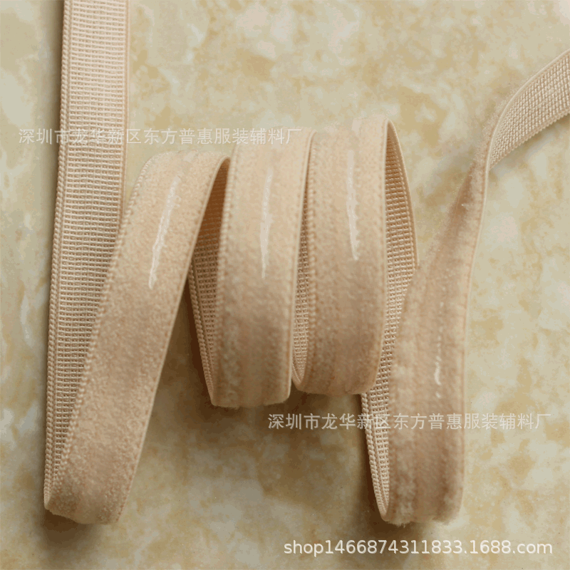 Fabricante en stock Negro Blanco alto elástico grueso de silicona antideslizante con línea epoxi antideslizante banda elástica al por mayor