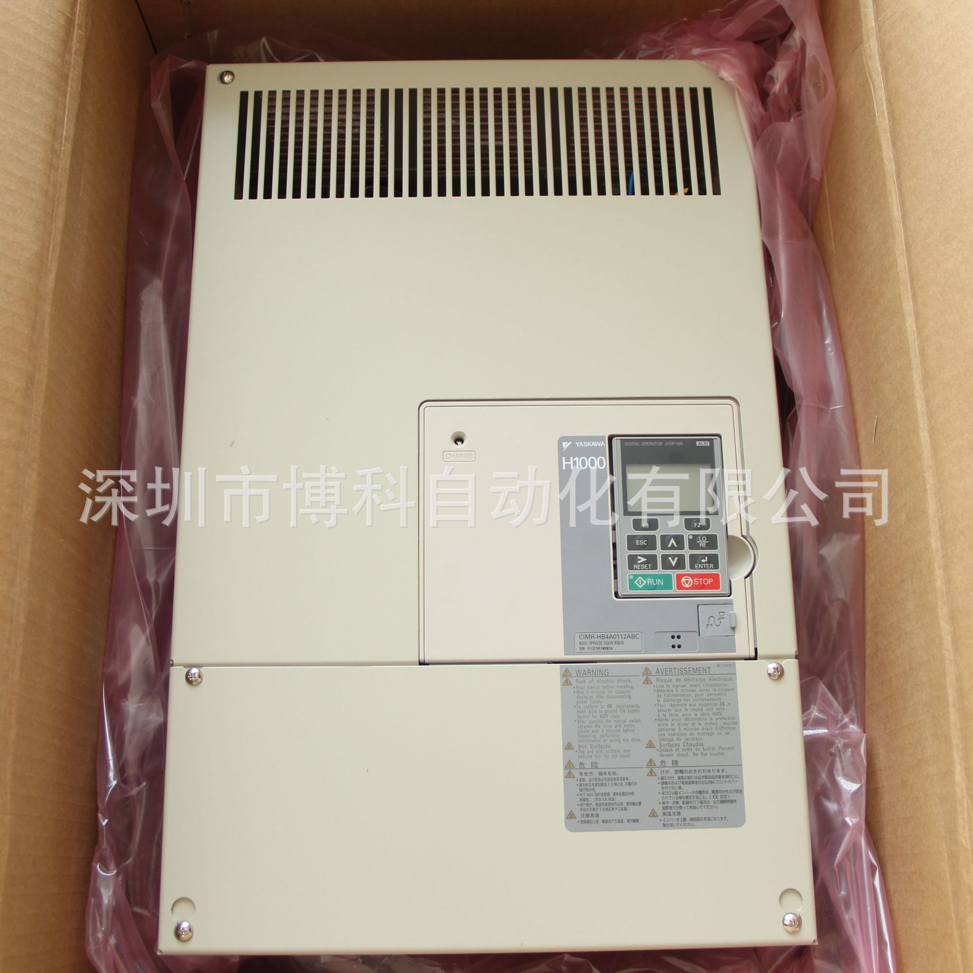 安川变频器CIMR-HB4A0304ABC/ABA全新原装H1000-132kw替代G7系列