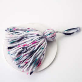 厂家直销礼品包装花色毛线流苏吊穗家居服装辅料吊苏穗子装饰挂件