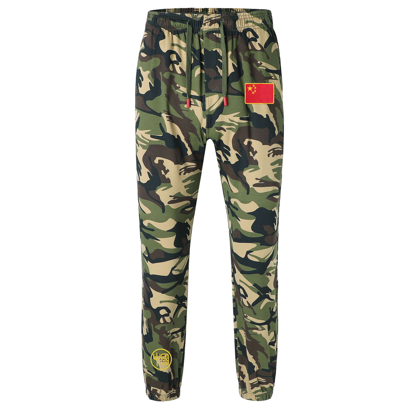Camouflage Cargo Multi-Pocket Men's Trendy Brand Loose Casual Pants Men's Embroidered Trousers Wholesale