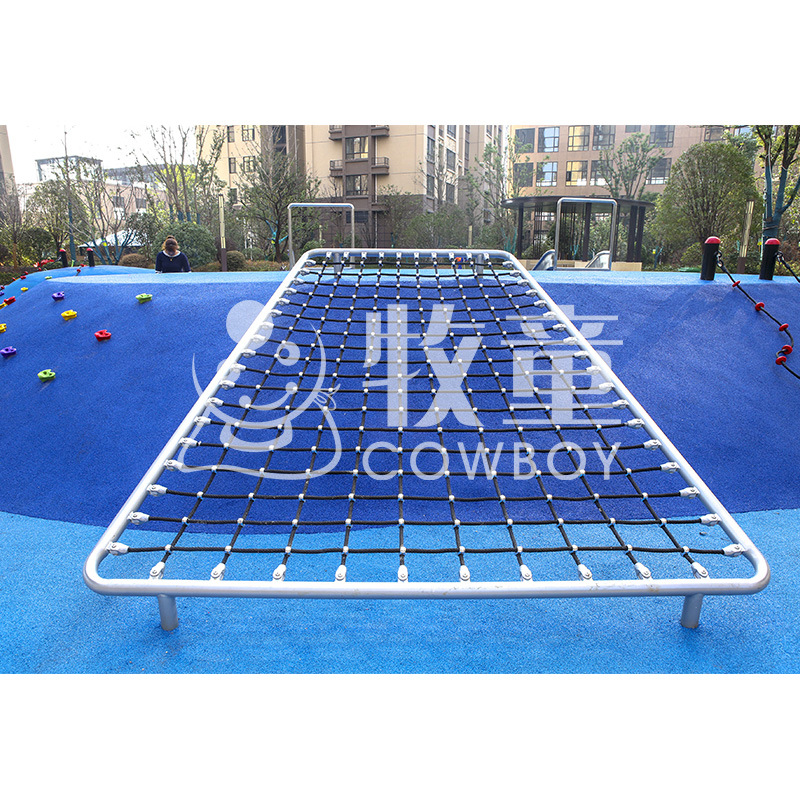Parque DE LOS NIÑOS escalada Marco de micro terreno escalada cuerda red niños expansión al aire libre escalada equipo de la diversión fabricante