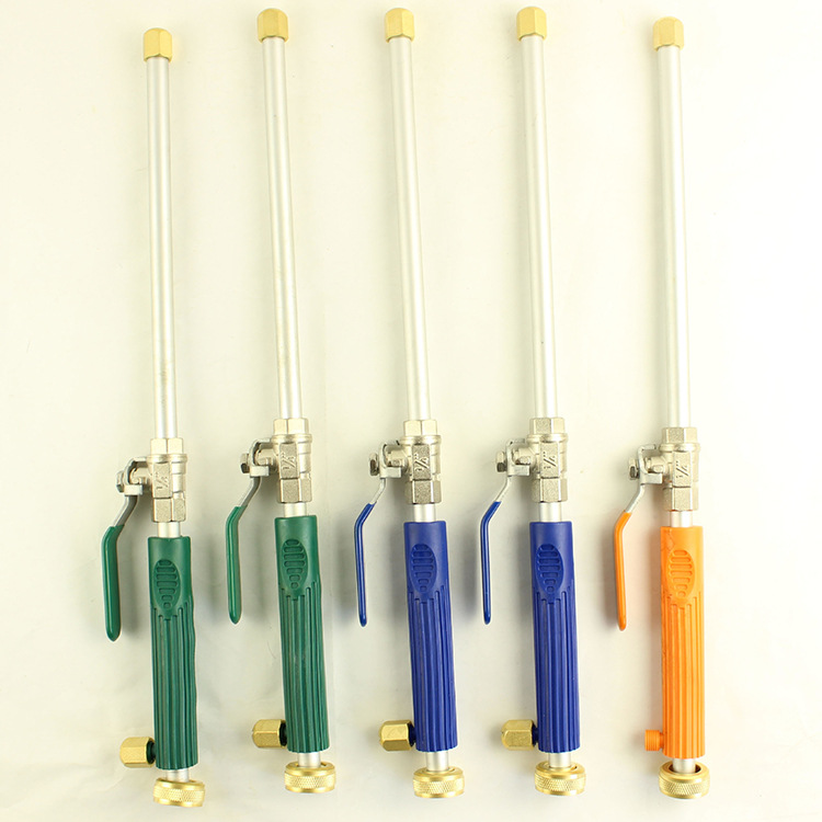 跨境专供Water jet高压清洗车水枪欧美电视购物产品短杆水枪455mm