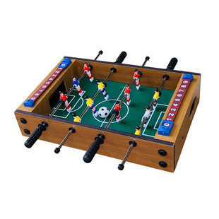 Children's football toy, puzzle game, wooden small table foosball