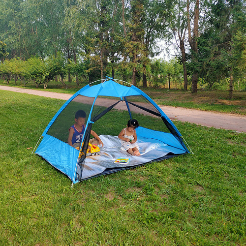 Beach Tent Outdoor Travel Automatic Quick Open Double Camping Tent Summer Anti-Mosquito Indoor Mosquito Net