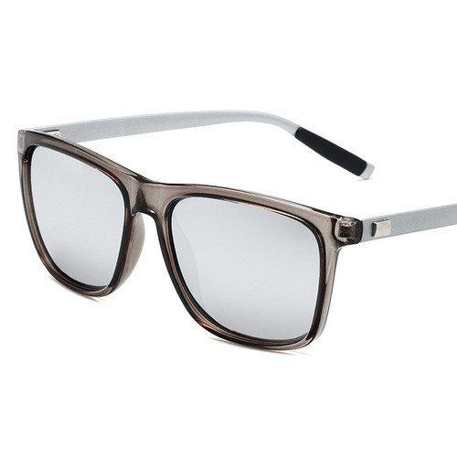 Manufacturer wholesale men's polarized sunglasses A387 cross-border color changing sunglasses women's square retro sunglasses