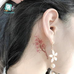 Cross-border set flower tattoo sticker clavicle Instagram style fresh water-resistant tattoo sticker direct sale