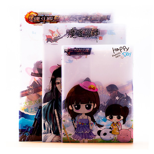Primary and secondary school students book cover plastic A4 book cover transparent cartoon animation self-adhesive book film 16K book paper A5 wholesale
