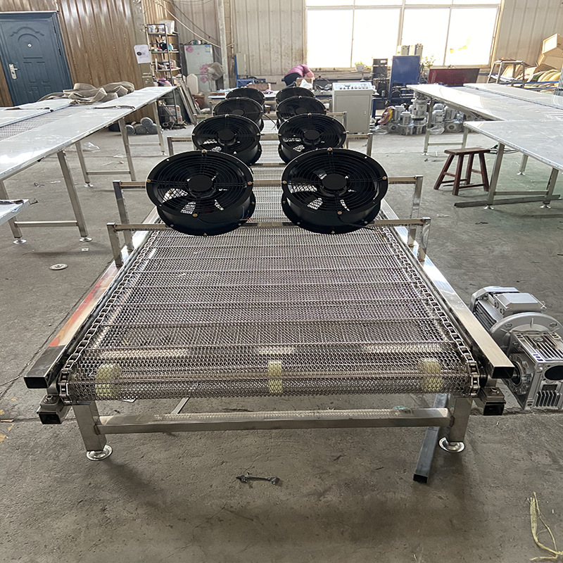 速冻水饺输送机 蒸煮果蔬清洗网带输送机 食品304不锈钢输送机