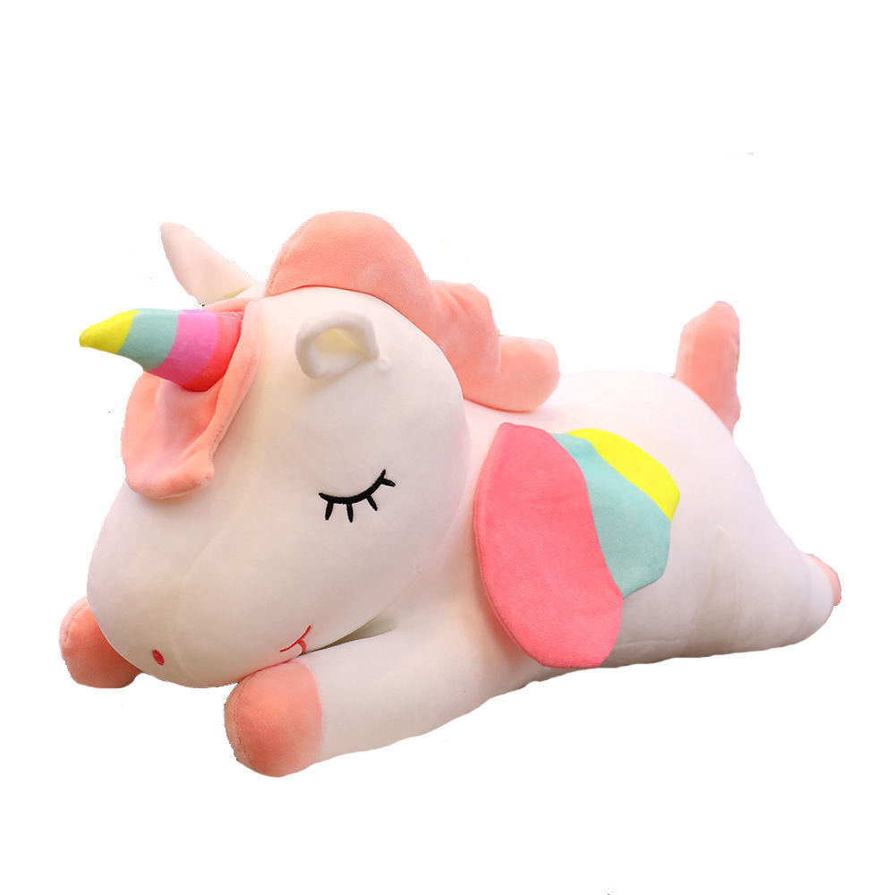 Celebridad en línea Unicornio muñeca de peluche de juguete lindo Ragdoll muñeca almohada Regalo de Cumpleaños niña almohada para dormir