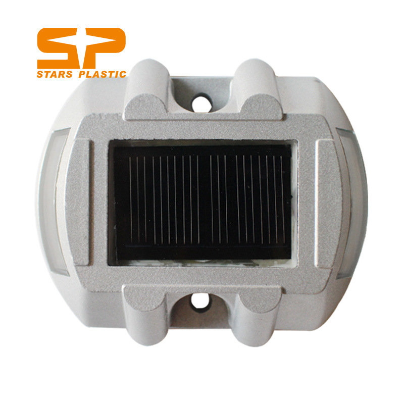 太阳能景观灯铸铝安全道钉LED道路凸起标志诱导灯铝制反光防撞