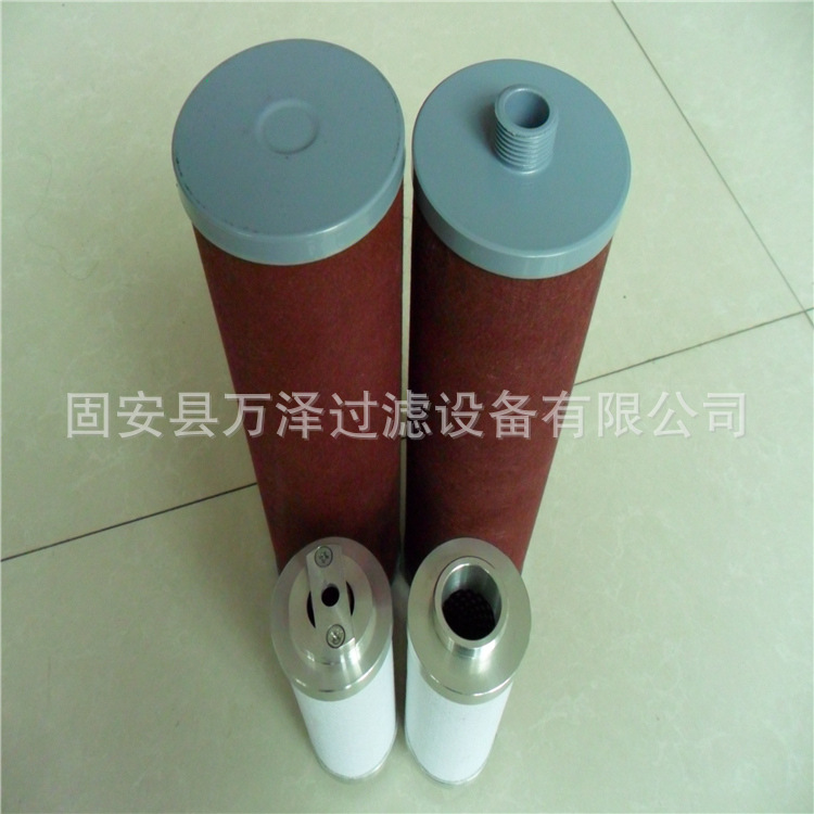 真空泵油雾分离器排气滤芯 油气滤芯精密玻纤滤芯做
