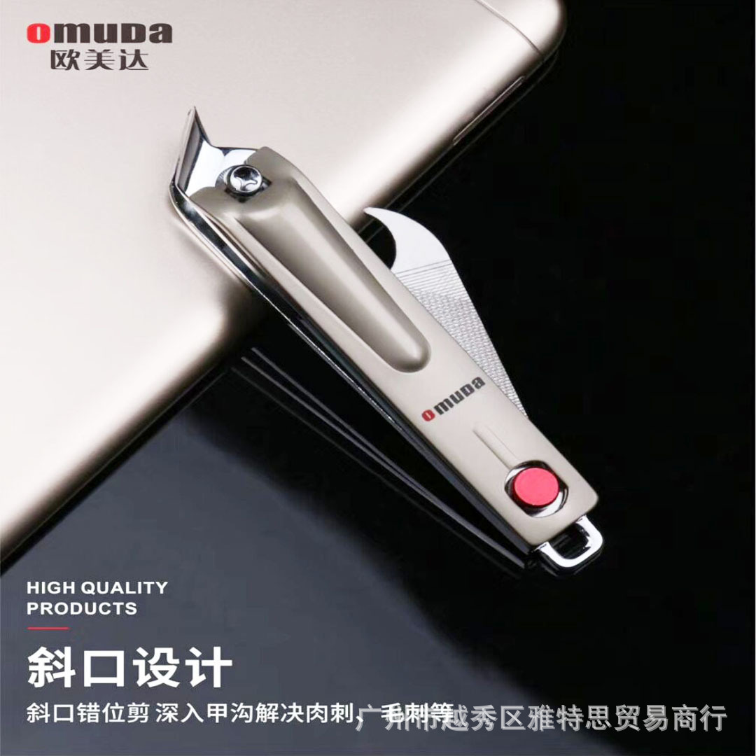 Águila boca cortaúñas traje omuda omeda oblicua cortaúñas eliminación de piel muerta herramientas de uñas Burr archivo grande