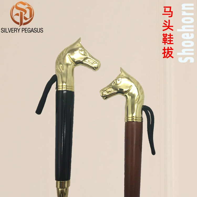 Съемник для обуви из массива дерева длиной 32 см, устройство для подъема деревянной обуви можно повесить, устройство для ношения обуви можно использовать в качестве подарочного металлического рожка для обуви