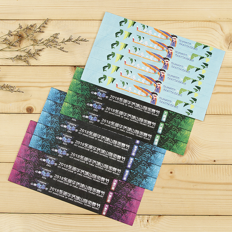 一次性特卫强材质手环手腕带识别街舞节入场券门票批发当天发货