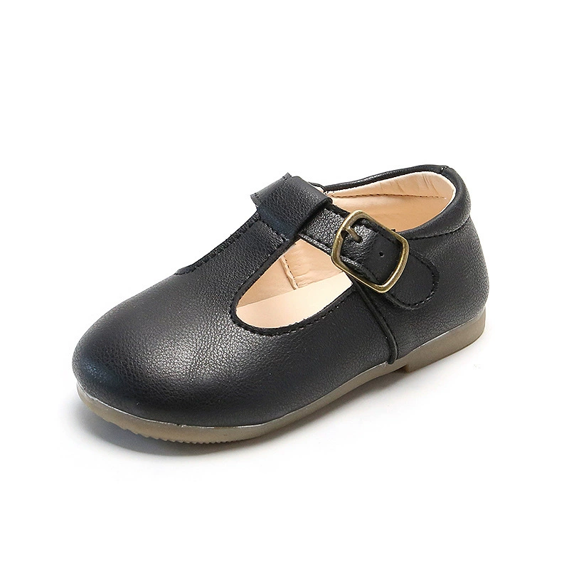 Детские туфли в английском стиле, кожаныеMARY JANE T-strap, размеры 15–30, несколько цветов