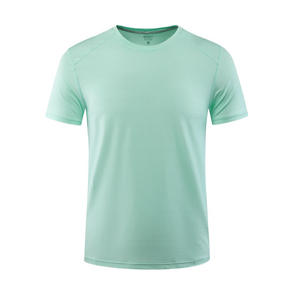 Verano delgada de manga corta maratón cuello redondo corriendo de secado rápido de la camiseta deportiva ropa de grupo ropa de trabajo personalizado impreso LOGO