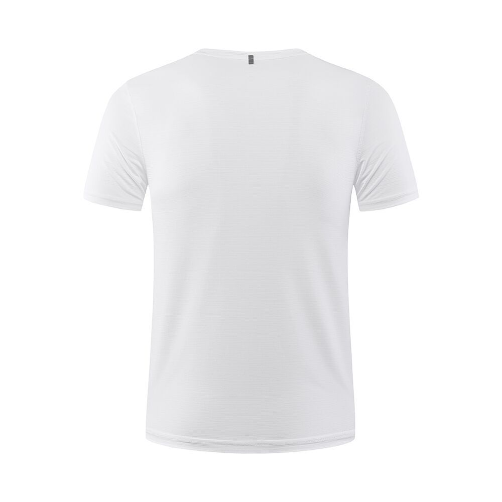 Verano delgada de manga corta maratón cuello redondo corriendo de secado rápido de la camiseta deportiva ropa de grupo ropa de trabajo personalizado impreso LOGO