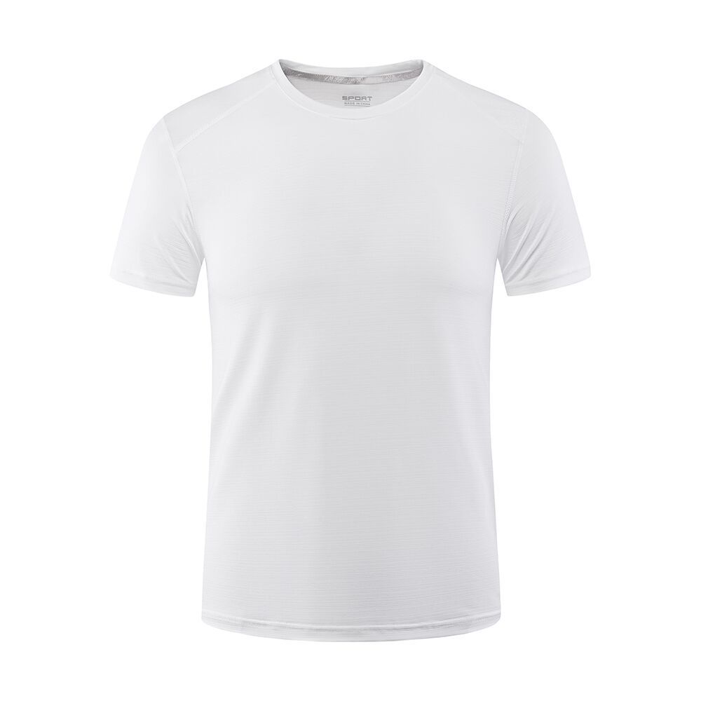 Verano delgada de manga corta maratón cuello redondo corriendo de secado rápido de la camiseta deportiva ropa de grupo ropa de trabajo personalizado impreso LOGO