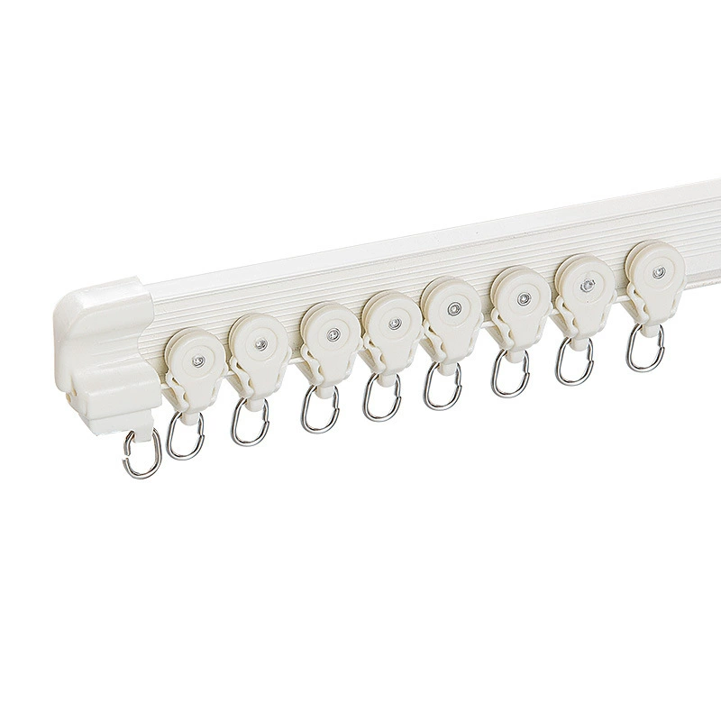 Curtain orbit straight orbit monolites dual -orbit top installation of thick mute aluminum alloy sliding rail