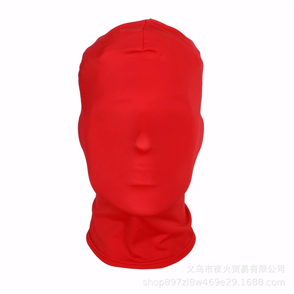 [红色全封闭头套]
