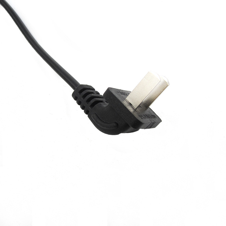 LCD TV cable de alimentación estándar nacional de ocho palabras codo de la cola Pantalla LED lámpara de escritorio cable de carga Cable de enchufe