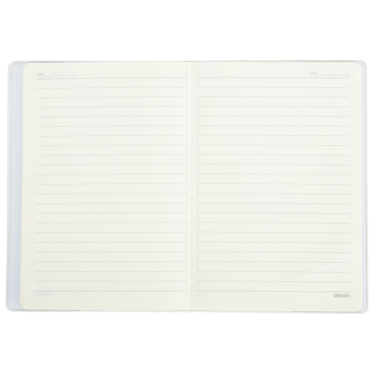 Deli cuaderno de plástico T3272 cuaderno 32k72 páginas de dibujos animados lindo fresco Bloc de notas diario de Estudiante