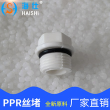 PPR外丝六角堵头 4分带密封圈堵头6分内牙丝堵 家装水暖配件批发